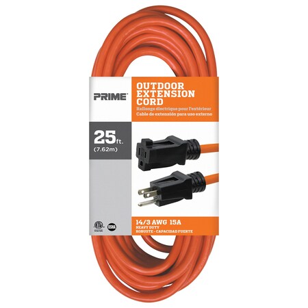 Prime Outdoor Extension Cord (25 Feet) EC501725